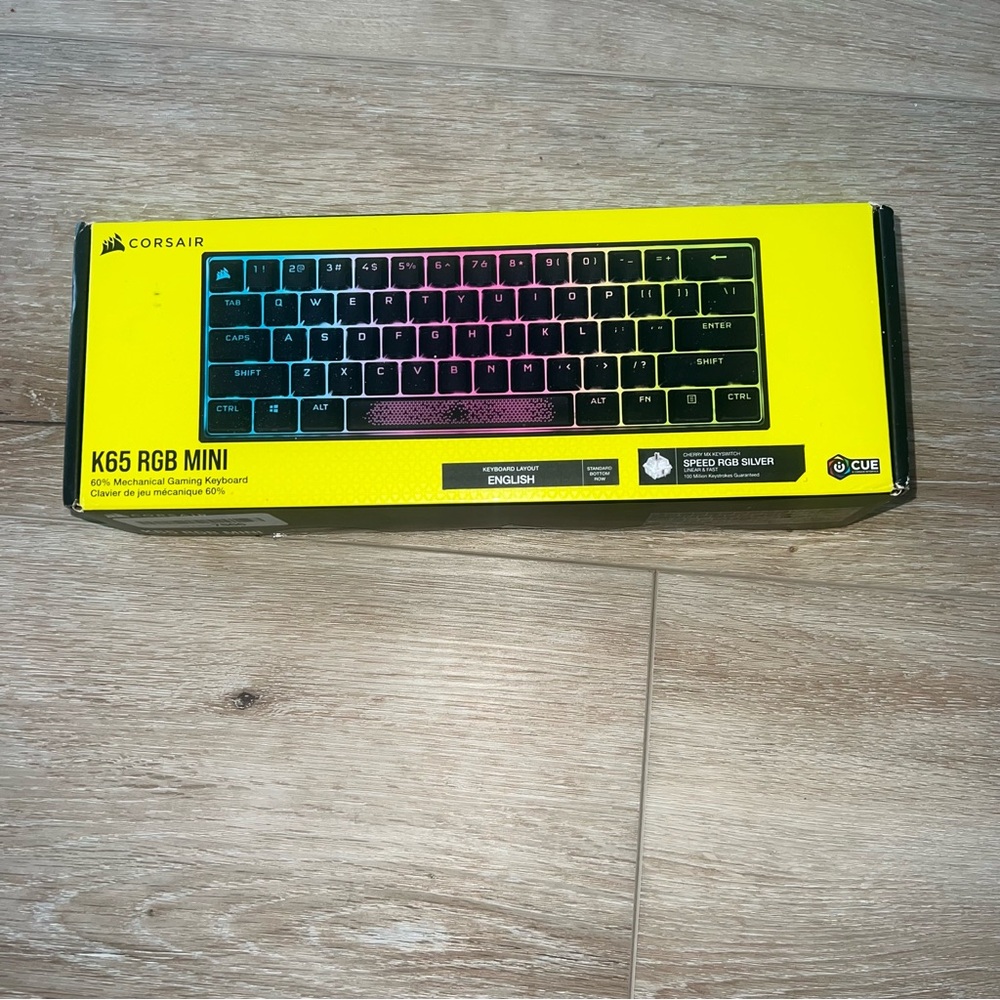 Corsair K65 RGB Mini gaming keyboard